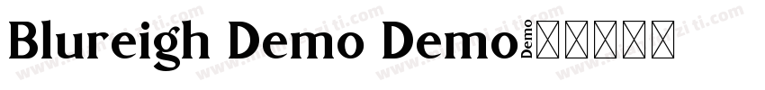 Blureigh Demo Demo字体转换